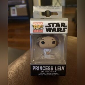 Star Wars Princess Leia Funko Pocket Pop! Keychain